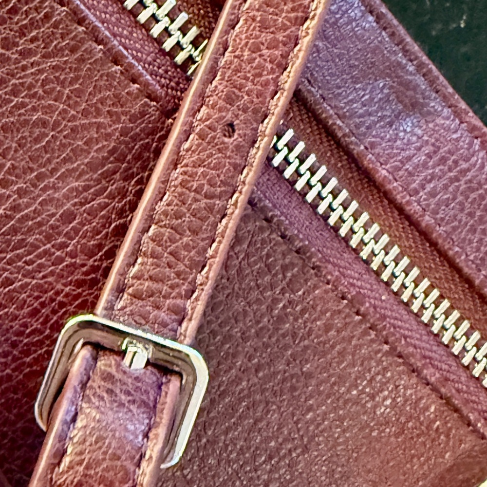 Espe Burgundy Floral Crossbody Bag - Picture 5 of 10